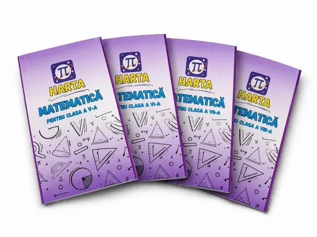 Pachet hărți matematică clasele 5-8 – Sector 6, București