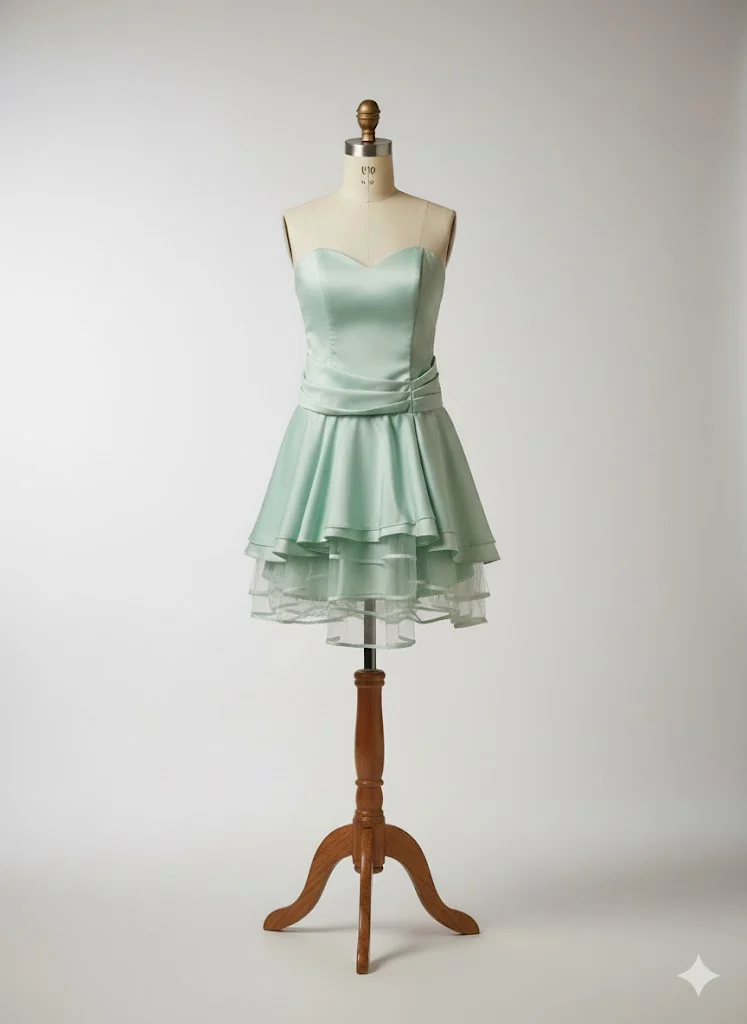 Rochie de ocazie/banchet verde mint, tip corset, 44 – fotografia 1 din 1