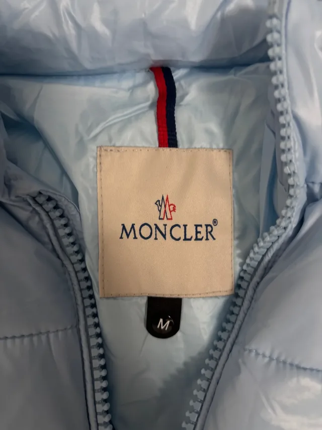 Geacă Moncler Maya baby blue – fotografia 2 din 8