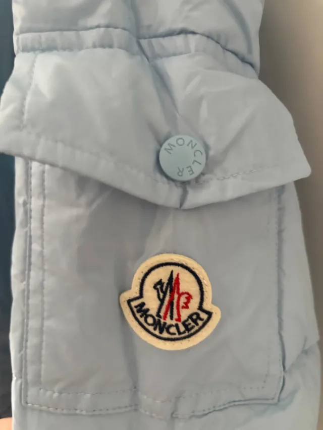 Geacă Moncler Maya baby blue – fotografia 6 din 8
