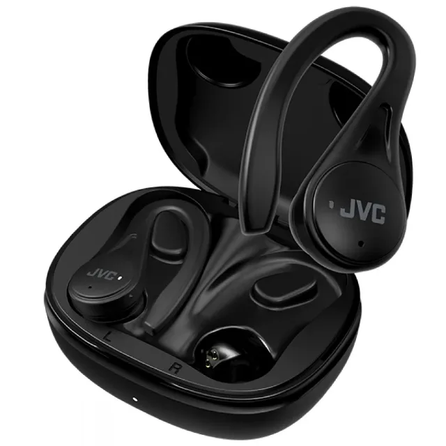 Căști wireless sport JVC HA-EC25T – puțin folosite – fotografia 2 din 2