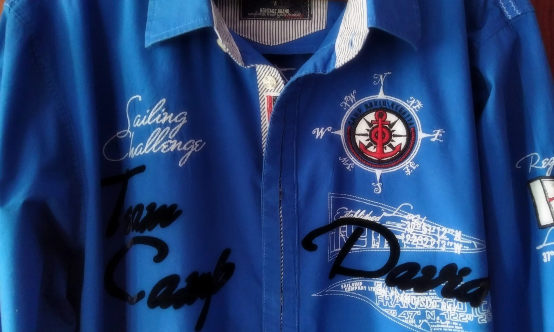 Cămasă cu stil Camp David original – fotografia 1 din 4