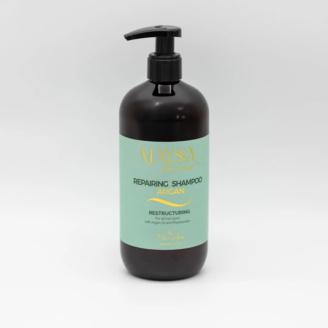 Șampon Reparare Păr Uscat & Deteriorat MAYSSA ORGANIC cu Ulei de Argan și Fitokeratină – 500ml – Sector 6, București