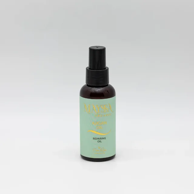 Ulei Reparare Păr MAYSSA ORGANIC 100ml – Cu Ulei de Argan pentru Hidratare, Strălucire & Protecție UV – Sector 6, București