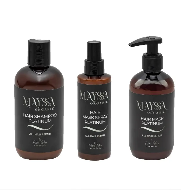 Kit Îngrijire Păr MAYSSA PLATINUM – Șampon, Mască Spray & Mască Profesională – Sector 6, București