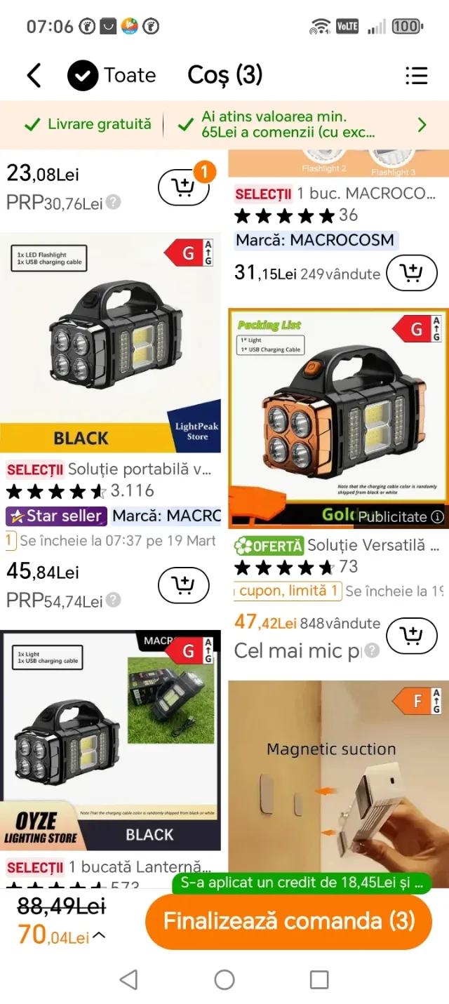 Produse depe temu – Bacesti, Vaslui