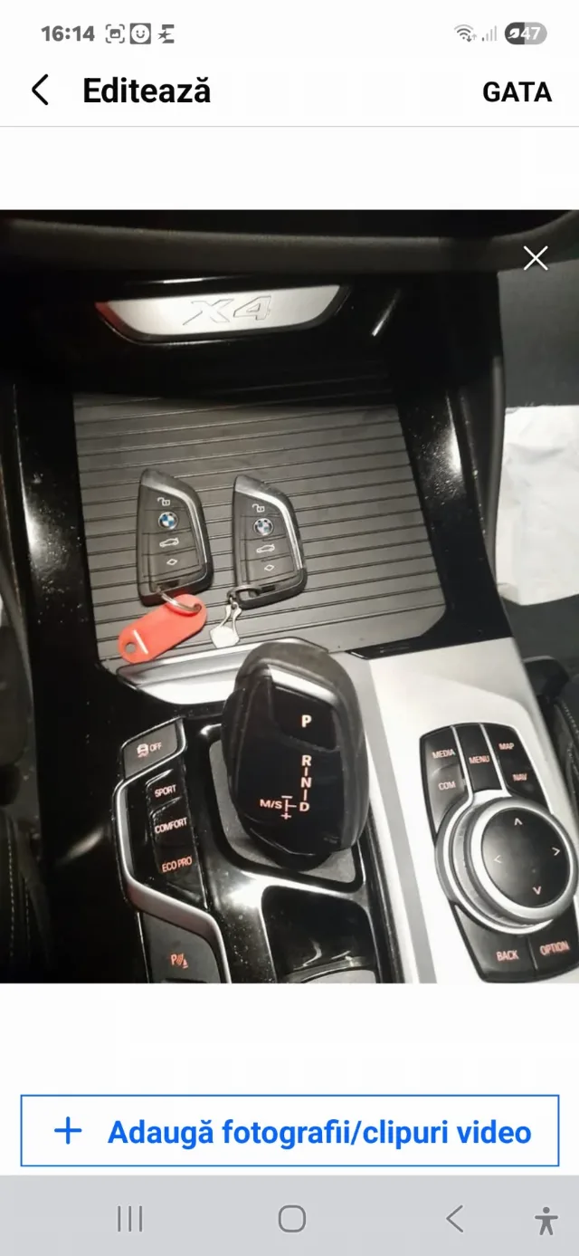 Vând BMW x4 2020 mild hibrid diesel 48 500 km – fotografia 4 din 7