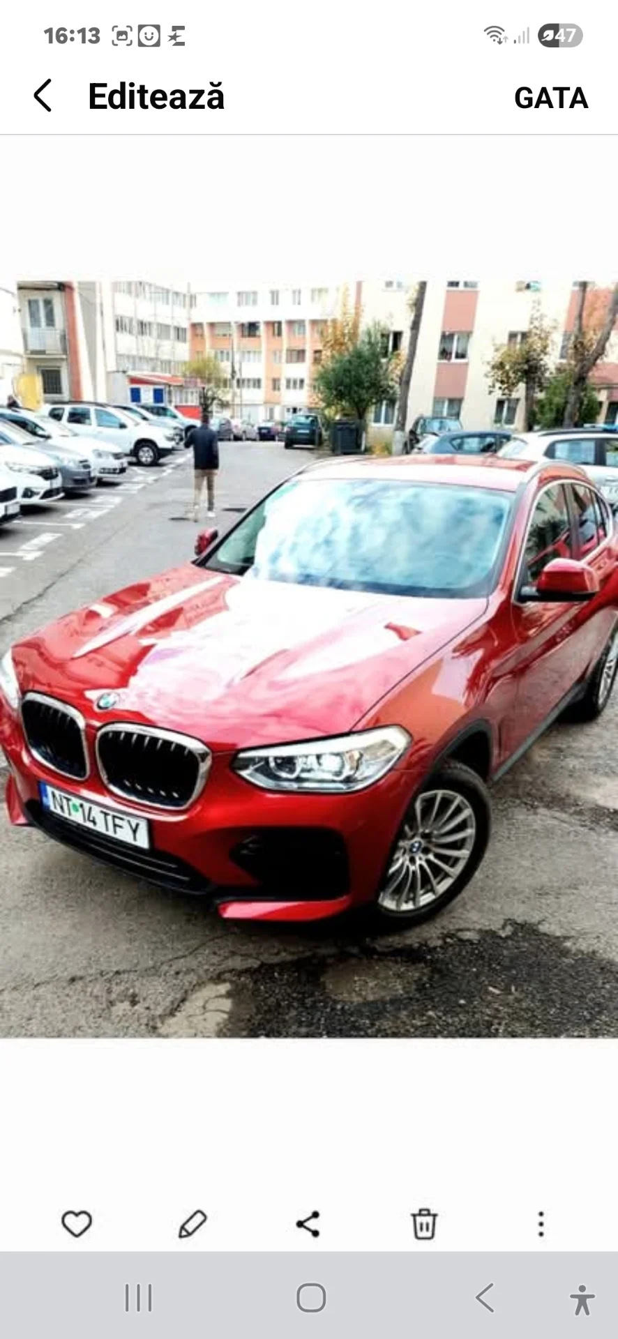 Vând BMW x4 2020 mild hibrid diesel 48 500 km – fotografia 1 din 8