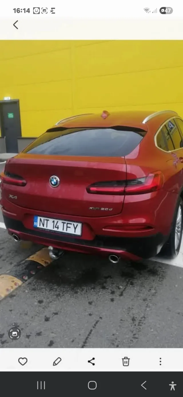 Vând BMW x4 2020 mild hibrid diesel 48 500 km – fotografia 2 din 7