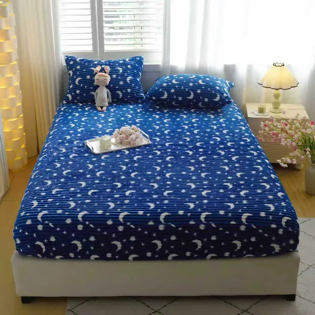 Husă de pat cocolino cu steluțe și lună – fotografia 6 din 7