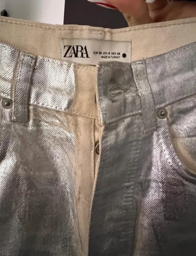 Pantaloni zara,purtati de cateva ori – fotografia 3 din 4