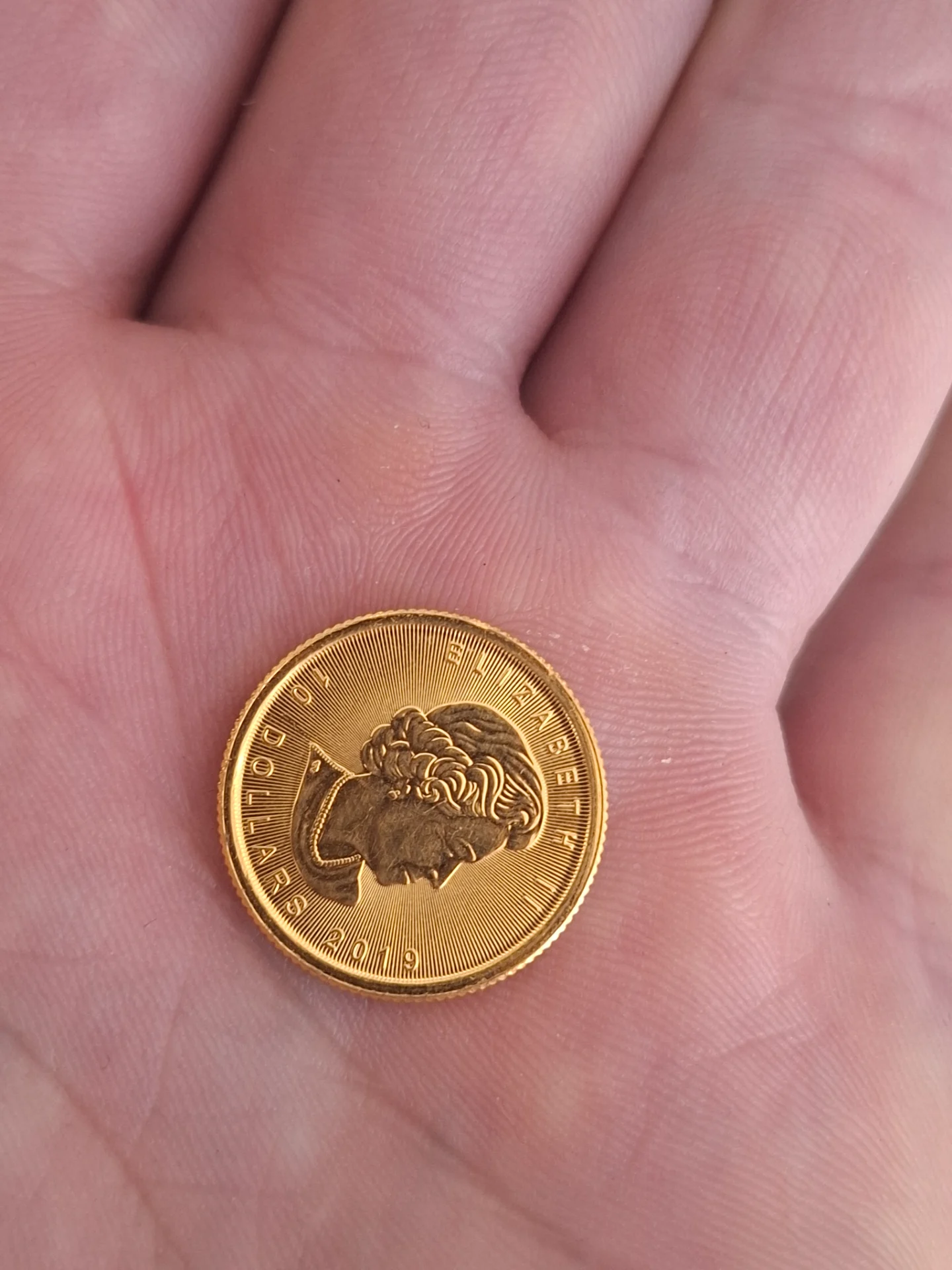 Moneda 24k 8gr – fotografia 1 din 6