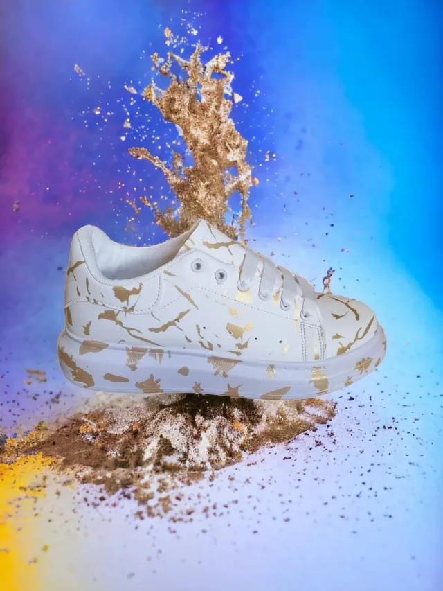 Sneakers White & Gold – Sector 2, București