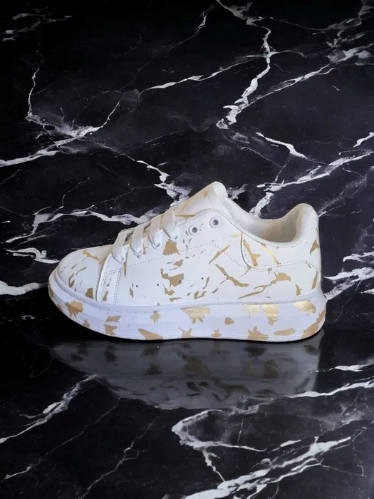 Sneakers White & Gold – fotografia 4 din 5