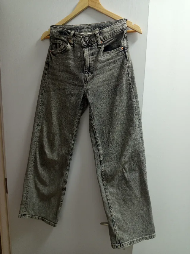 Blugi evazați de fete, mărimea 152 , H&M – fotografia 6 din 8