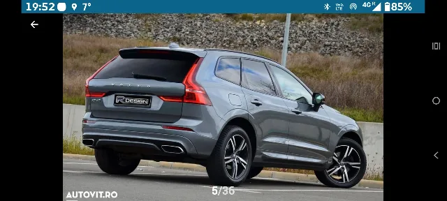 Volvo XC60 D4 R-design| Automat | 2020 Piele | Cârlig | Full LED – fotografia 3 din 8