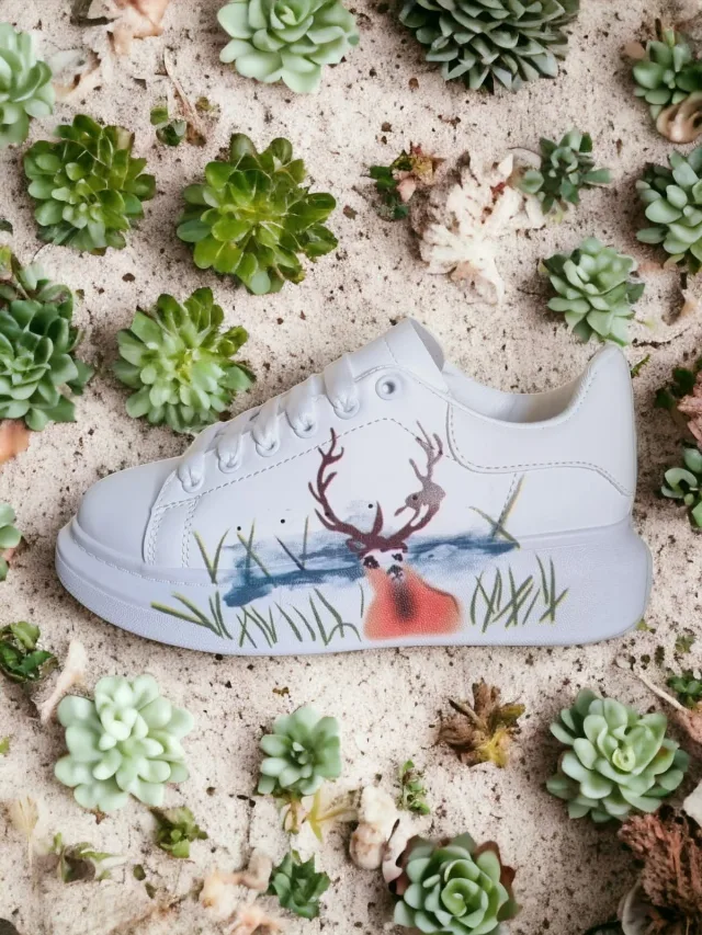 Sneakers / Shoes Pictati Graffiti Deer – Sector 2, București