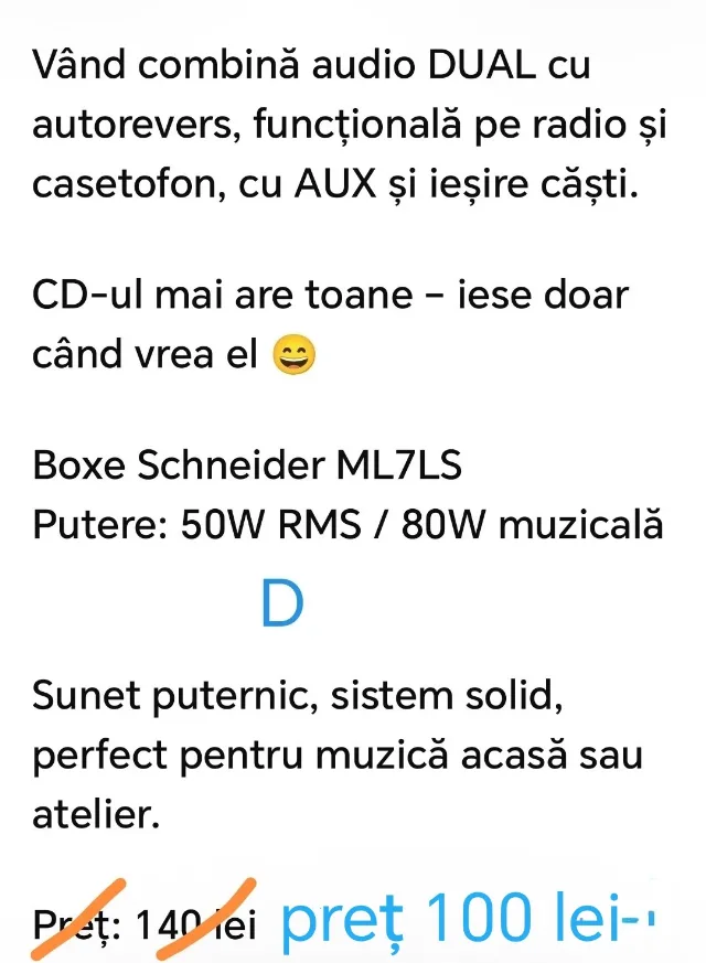 Sistem audio DUAL – fotografia 3 din 3
