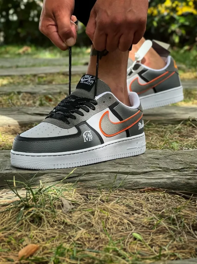 Nike Air Force 1 Mustang Alb/Gri/Portocaliu – Sector 2, București
