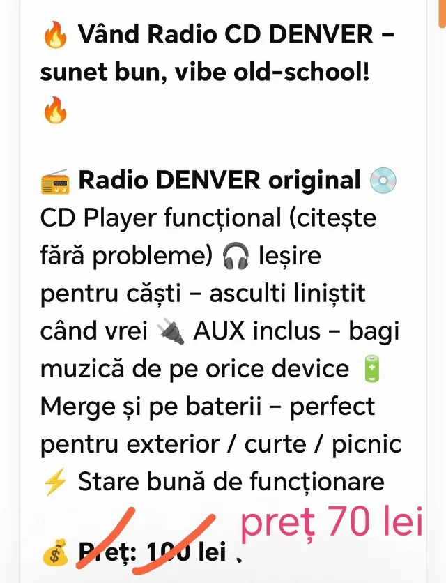 Sistem audio Denver – fotografia 3 din 3