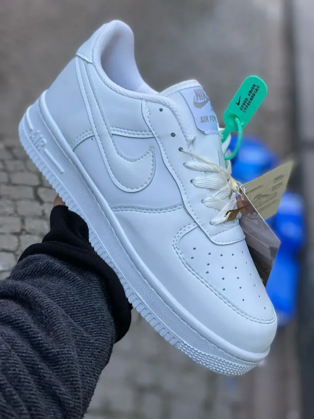 Pantofi sport Nike AF1 Low Alb Complet – fotografia 3 din 3