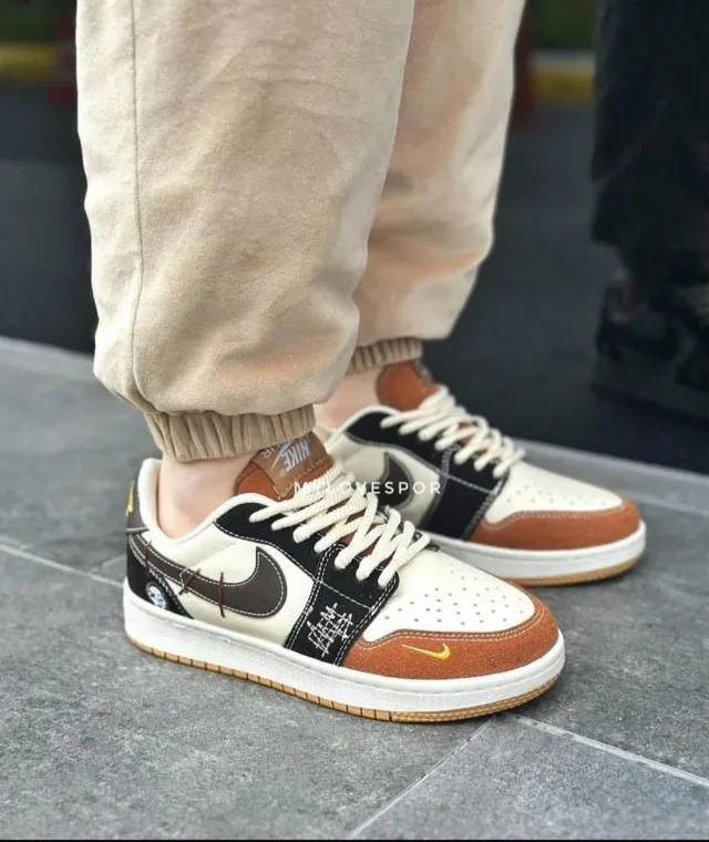 Nike Air Jordan 1 Low WMNS Brown/Cream – fotografia 6 din 8