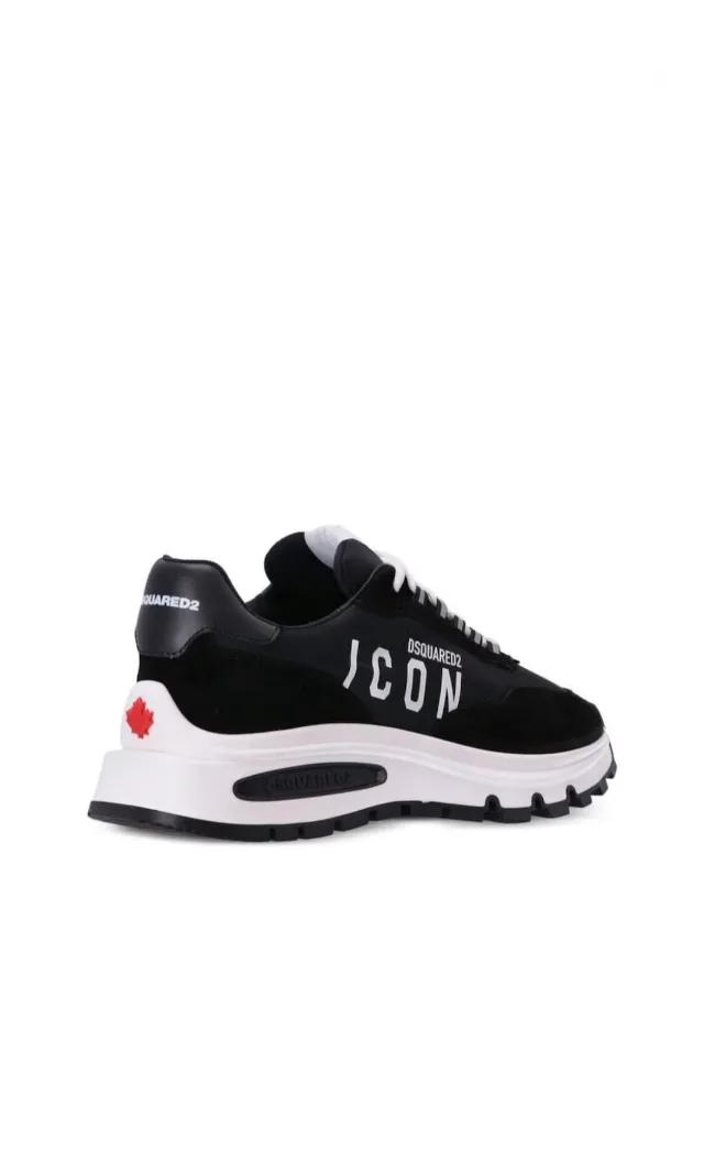 Sneackers DSQ2 Negru Alb – fotografia 8 din 8