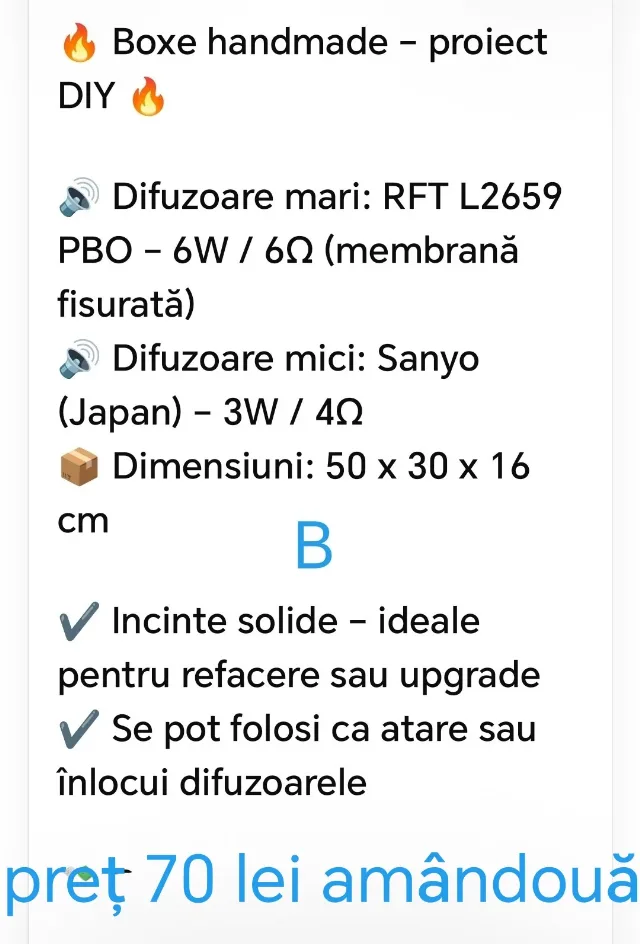 Set doua boxe , detalii pe fotografii – fotografia 4 din 4