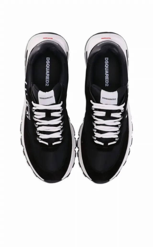 Sneackers DSQ2 Negru Alb – fotografia 7 din 8