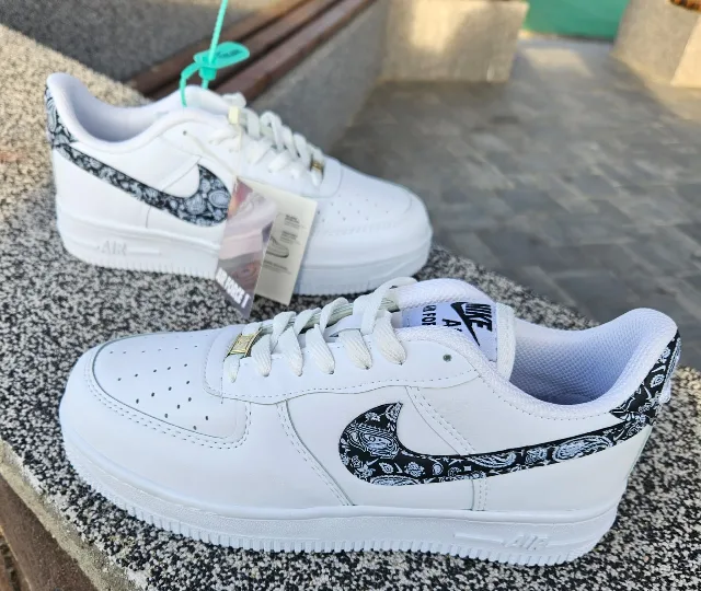 Nike AF1 Low white/black – fotografia 4 din 5
