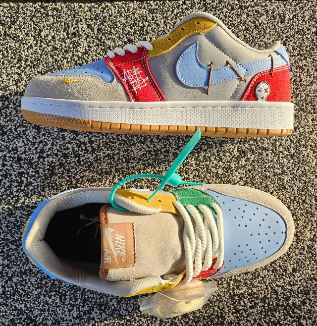 Nike Air Jordan 1 low`07 White/Blanc – fotografia 4 din 4