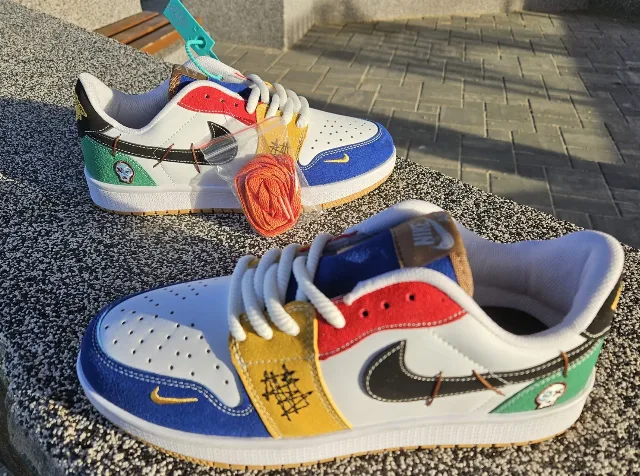 Nike Air Jordan 1 Low WMNS White/Yellow – fotografia 3 din 6