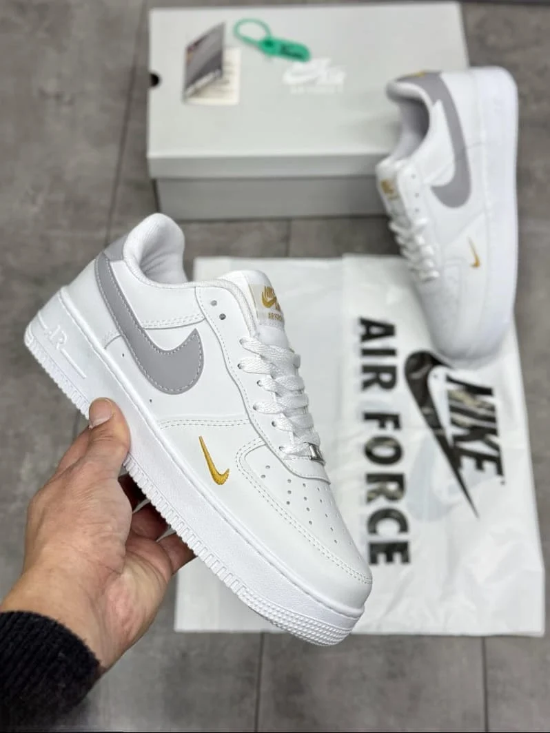 Nike Air Force 1 Low White & Gray – fotografia 1 din 2