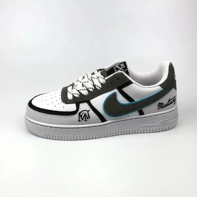 Nike Air Force 1 Mustang white/grey – fotografia 6 din 8