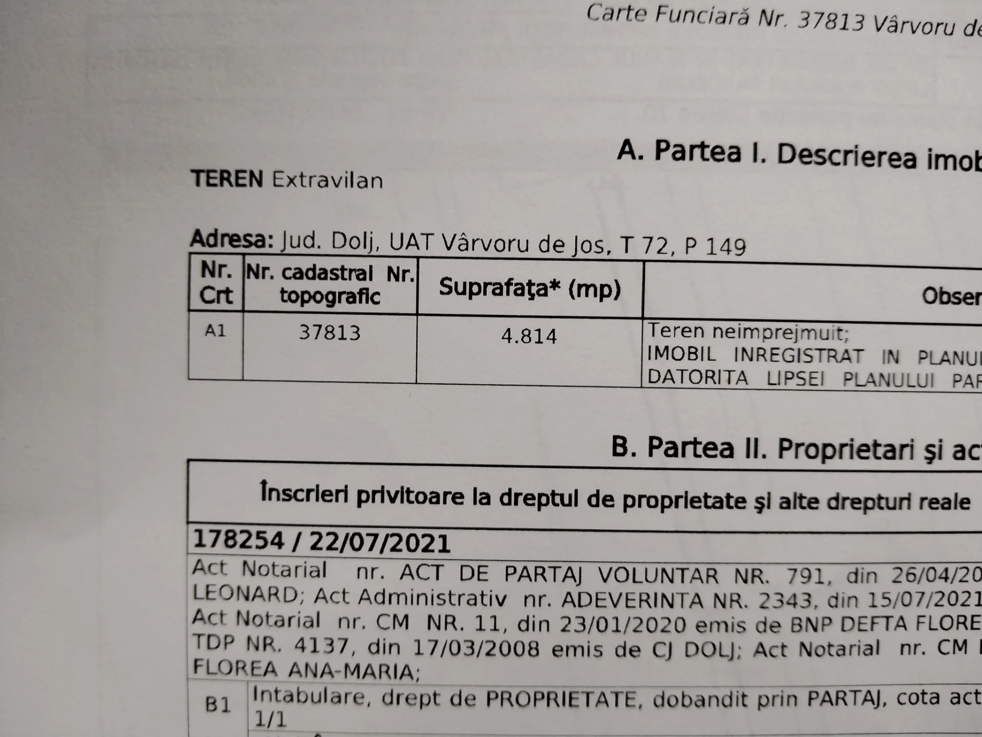 Vând teren agricol extravilan – fotografia 4 din 4