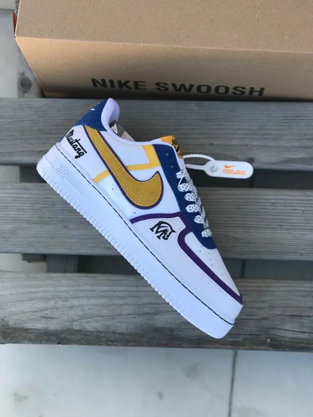 Nike Air Force 1 Mustang white/yellow – fotografia 2 din 2