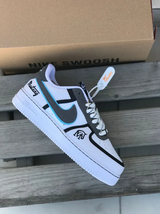 Nike Air Force 1 Mustang white/grey – fotografia 2 din 8