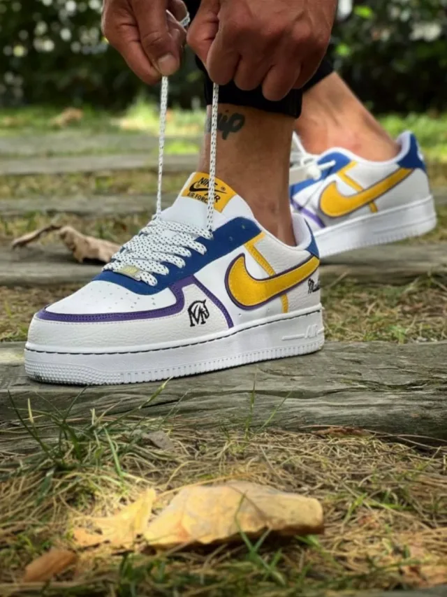 Nike Air Force 1 Mustang white/yellow – fotografia 1 din 2