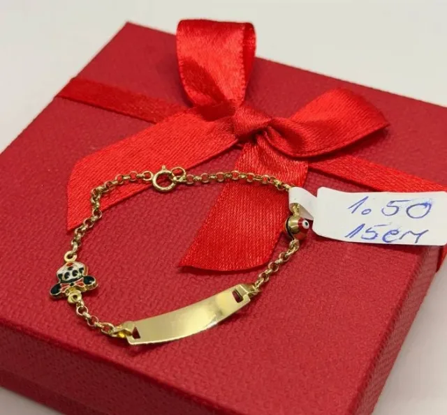 Brățări Aur14 k ( 585 ) fetițe și baieti – fotografia 7 din 8