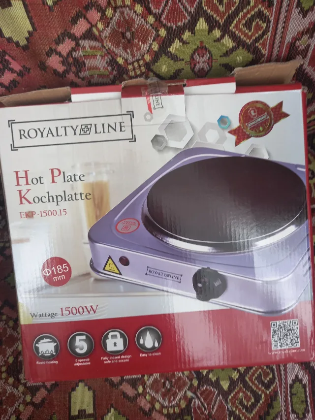 Plita electrica cu un arzator Royalty Line EKP-, 1500 W – fotografia 1 din 4