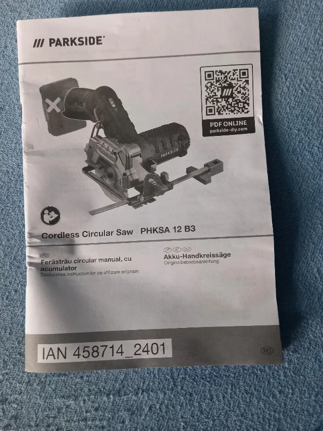 Ferastrau circular pe acumulator Parkside ,produs nou 225 RON – fotografia 3 din 5