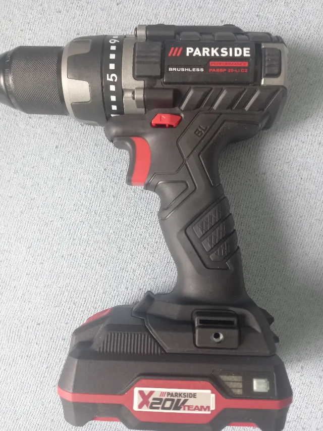 Masina de gaurit si insurubat (bormasina) pe acumulator PARKSIDE PERFORMANCE® PABSP 20 Li C4 20V – fotografia 2 din 5