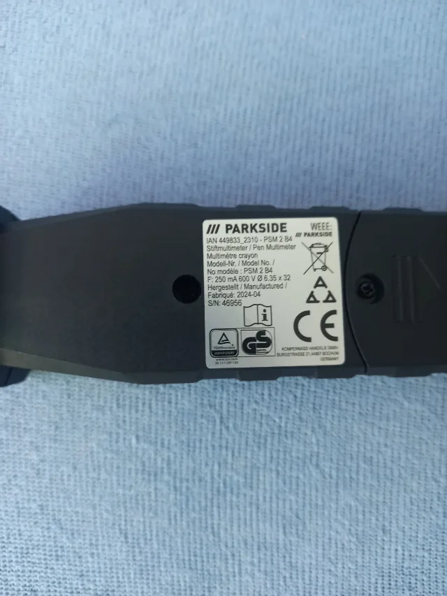 Multimetru tip creion PARKSIDE® pentru masurarea exacta a tensiunii – fotografia 3 din 3