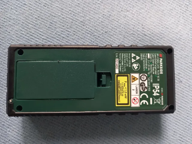 Telemetru cu laser, Pitagora, masurare max 50 m Parkside, NOU, – fotografia 2 din 3