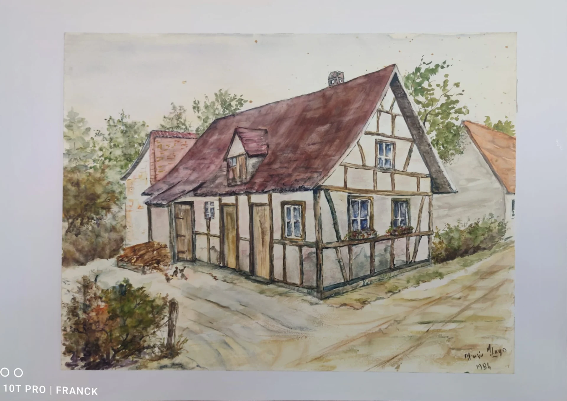 Pictură aquarela semnată – fotografia 1 din 1