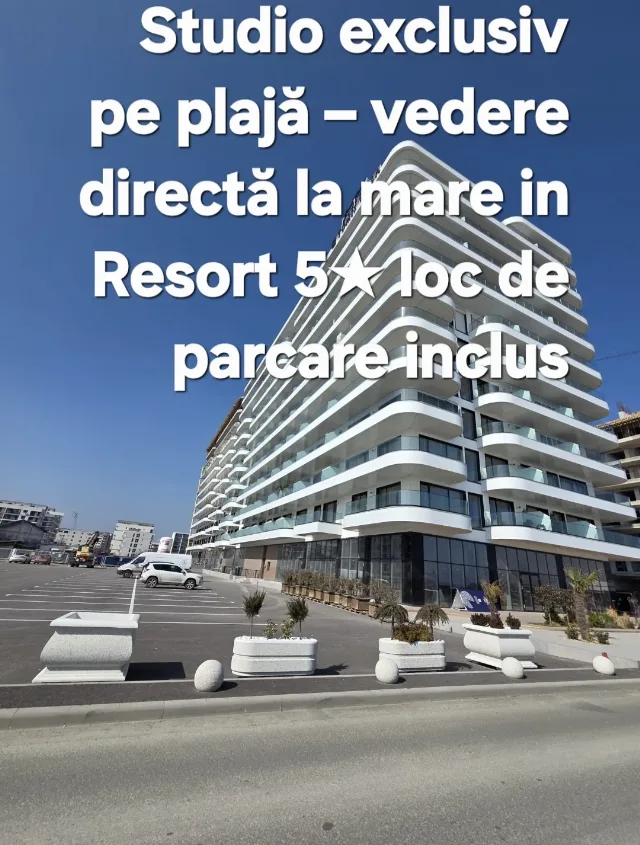 Studio cu parcare prima linie Mamaia Nord in Resort 5 * – fotografia 1 din 8