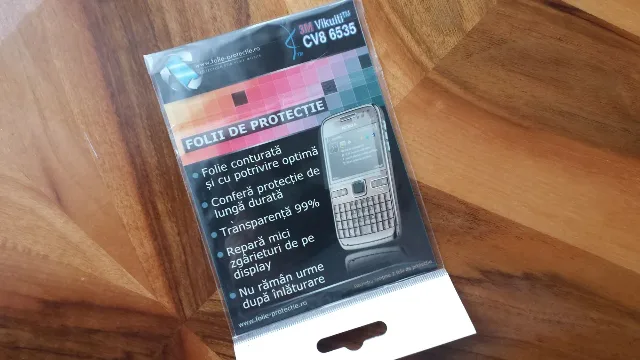 Folie protectie Nokia E5-00,noua,pachet sigilat – fotografia 2 din 4