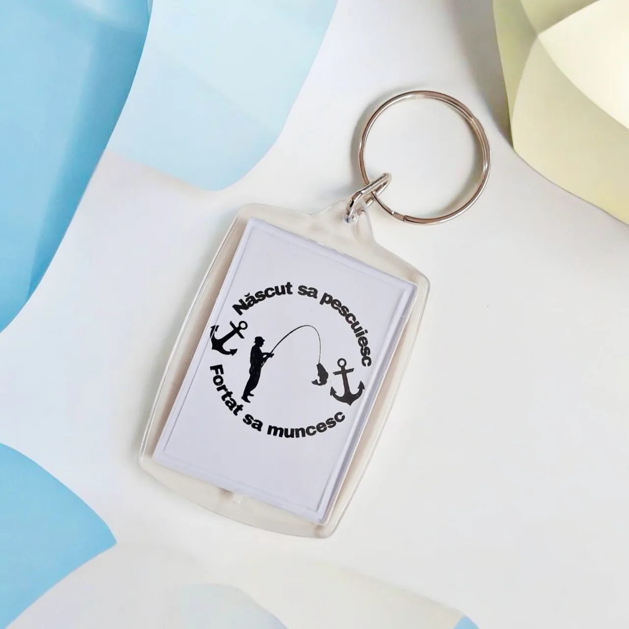 Breloc foto personalizat Pentru Pescar – fotografia 1 din 1