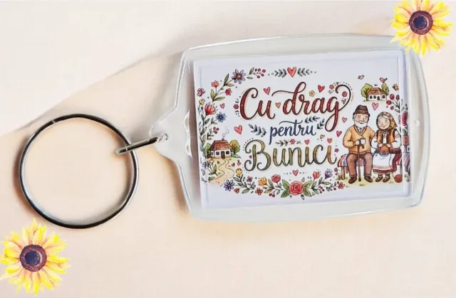 Breloc foto personalizat Pentru Bunici – Radauti, Suceava