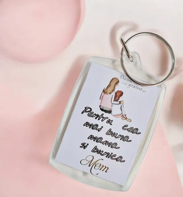 Breloc foto personalizat pentru bunica – Radauti, Suceava